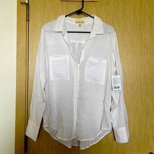 White Dress Shirt from Anthropologie